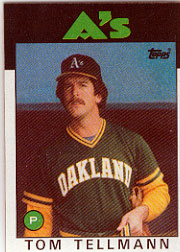 1986 Topps Baseball Cards      693     Tom Tellmann
